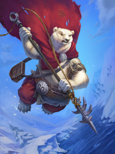 Medvědí Lovec velryb - ilustrace v rámci Arthur Bozonnet discordu