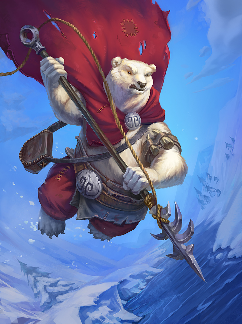 Medvědí Lovec velryb - ilustrace v rámci Arthur Bozonnet discordu