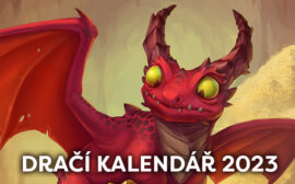 Jiří Kůs - ilustrace draka do kalendáře 2023